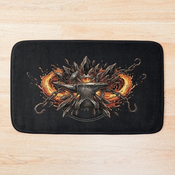 Item preview, Heavy Metal Blacksmith Anvil - Chaotic Maximalist Industrial Art designed and sold by krish-prints.