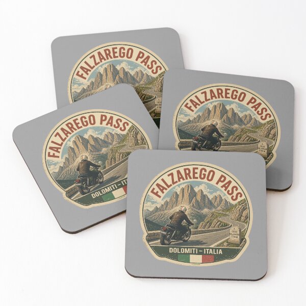Item preview, Falzarego Pass, Passo di Falzarego Italy Motorcycle Sticker TShirt 02 designed and sold by OuterShellUK.