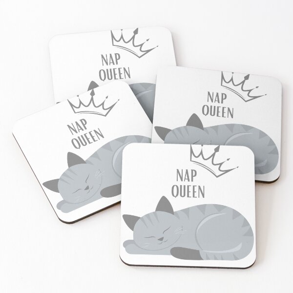 Item preview, Nap Queen Sleeping Cat Funny Cat Lover T-Shirt designed and sold by Talisprojekt.