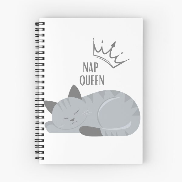 Item preview, Nap Queen Sleeping Cat Funny Cat Lover T-Shirt designed and sold by Talisprojekt.