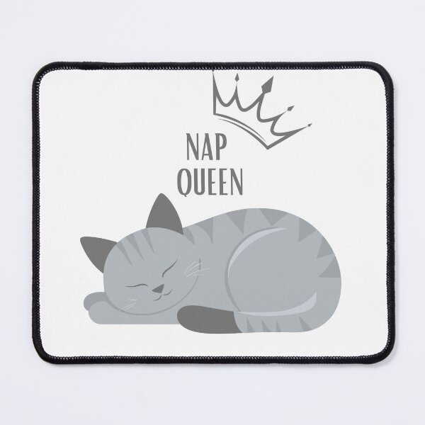 Item preview, Nap Queen Sleeping Cat Funny Cat Lover T-Shirt designed and sold by Talisprojekt.