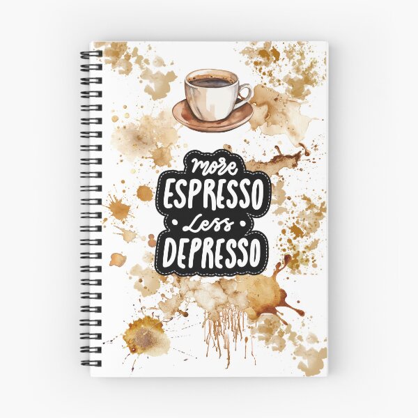 Item preview, Coffee-More Espresso Less Depresso designed and sold by TeeGeeTees.