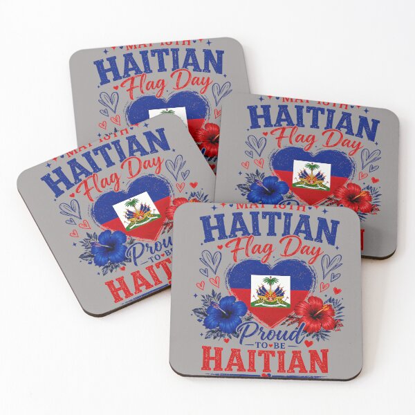 Item preview, Happy Haitian Flag Day Proud Haiti Flag_2 designed and sold by KathieFaugh.