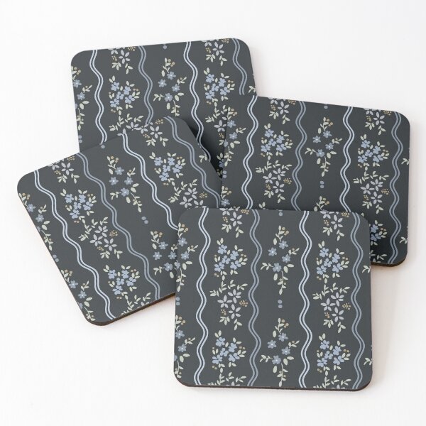 Item preview, Cottagecore Pastel Floral Stripes designed and sold by SILVERAPPLE.