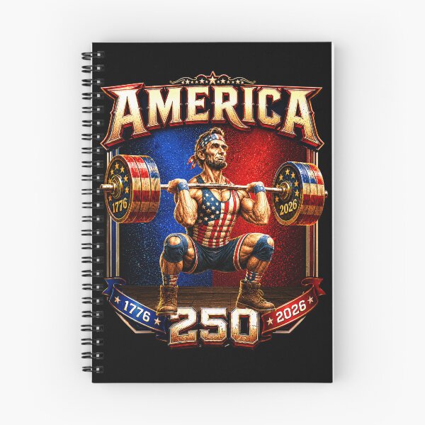 Item preview, America 250 1776 2026 Abraham Lincoln Gym Weightlifting designed and sold by elongatedjazz.