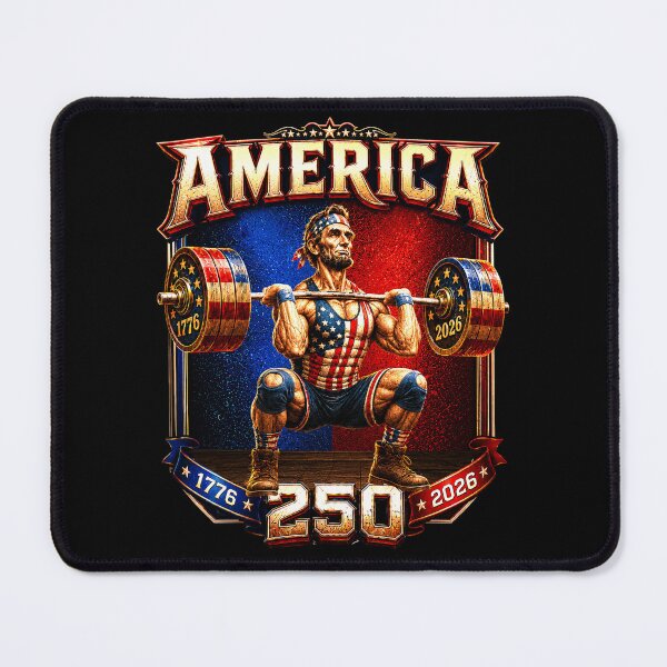 Item preview, America 250 1776 2026 Abraham Lincoln Gym Weightlifting designed and sold by elongatedjazz.