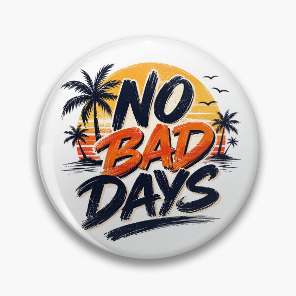 Item preview, No Bad Days – Retro Sunset Summer Vibes designed and sold by the-dovlat.