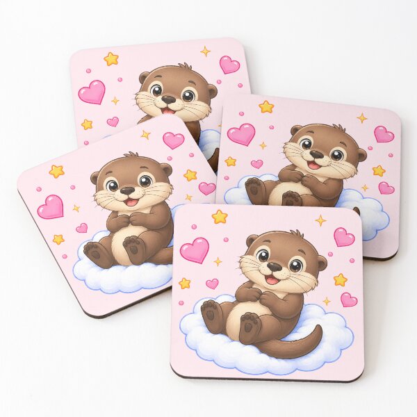 Item preview, Cute Otter on a Cloud designed and sold by Seculinator.