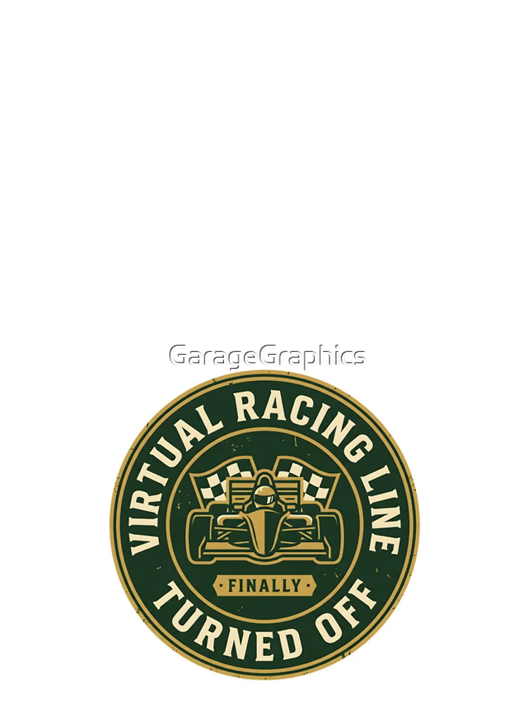 Thumbnail 4 of 4, iPhone Case, Racing Line Off - Sim Racing Humor designed and sold by GarageGraphics.