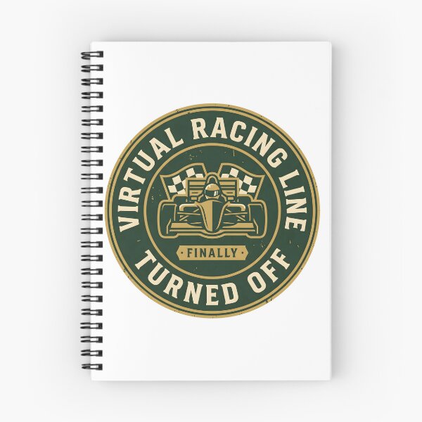 Item preview, Racing Line Off - Sim Racing Humor designed and sold by GarageGraphics.