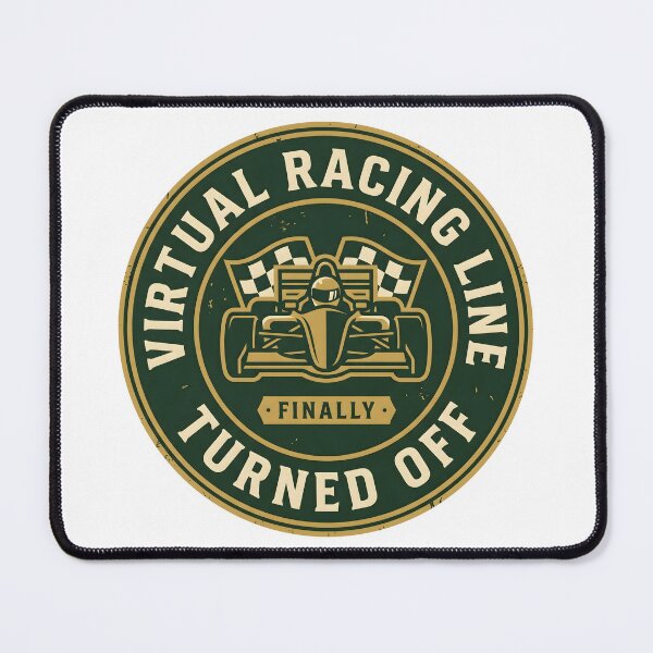Item preview, Racing Line Off - Sim Racing Humor designed and sold by GarageGraphics.