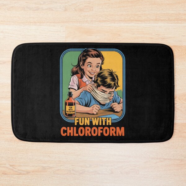 Item preview, Fun With Chloroform Dark Humor Vintage Comic Style Classic T-Shirt designed and sold by MichaelAdamArt.