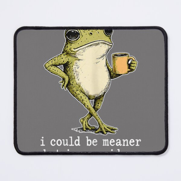 Item preview, Frog I Could Be Meaner But Jesus Said No designed and sold by KristineLi.