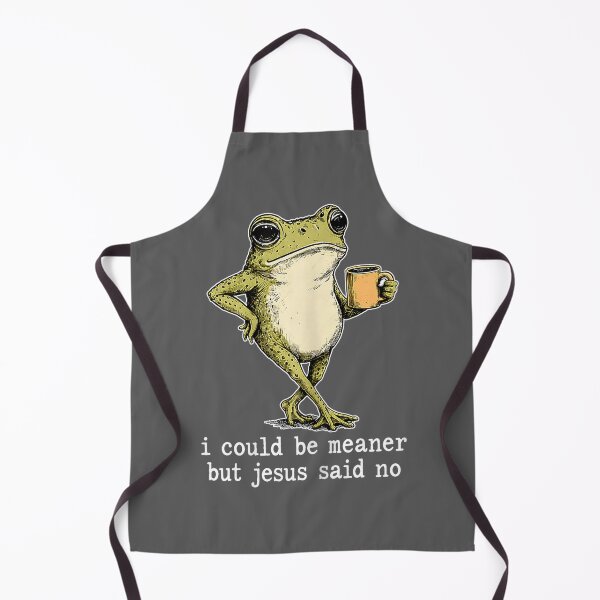 Item preview, Frog I Could Be Meaner But Jesus Said No designed and sold by KristineLi.