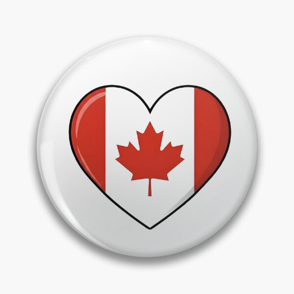 Item preview, Canada Heart Flag designed and sold by ladycerebellum.