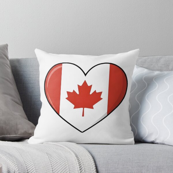 Item preview, Canada Heart Flag designed and sold by ladycerebellum.