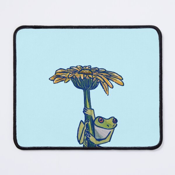 Item preview, Daisy Climber Solo | Whimsical Frog Illustration designed and sold by Bramble and Willow Studio.