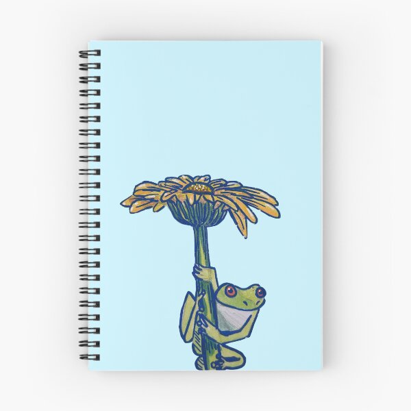 Item preview, Daisy Climber Solo | Whimsical Frog Illustration designed and sold by Bramble and Willow Studio.
