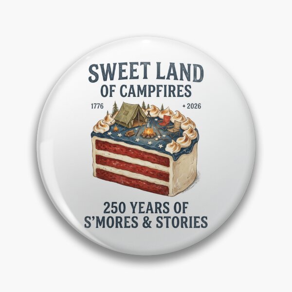 Item preview, Sweet Land of Campfires - 250 Years of America Smores and Stories designed and sold by dudelinart.