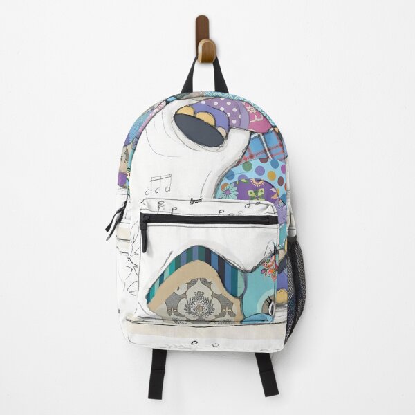 Item preview, Dancing Patchwork Elephant Colorful Whimsical Illustration designed and sold by MEEGGOO.