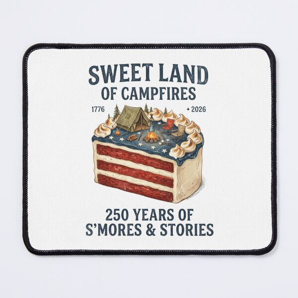 Item preview, Sweet Land of Campfires - 250 Years of America Smores and Stories designed and sold by dudelinart.