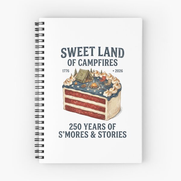 Item preview, Sweet Land of Campfires - 250 Years of America Smores and Stories designed and sold by dudelinart.