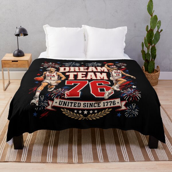 Item preview, 4th of July Basketball Dream Team '76 Since 1776 250 Years designed and sold by elongatedjazz.