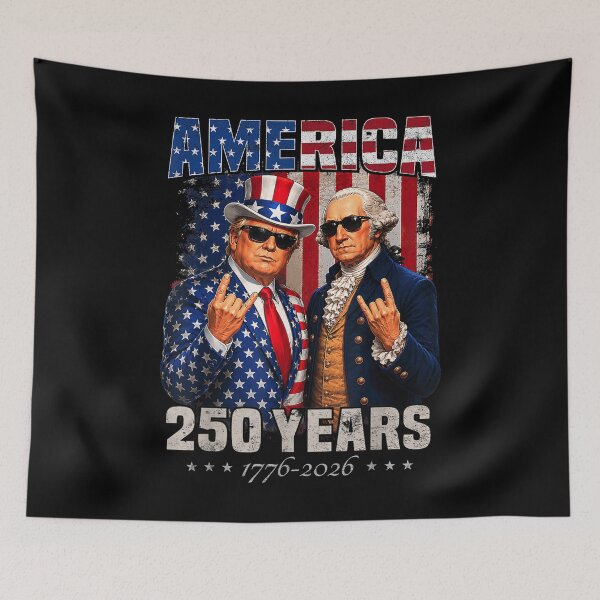 Item preview, Vintage Trump Washington 250 Years America 1776 -2026 designed and sold by Regainbara.