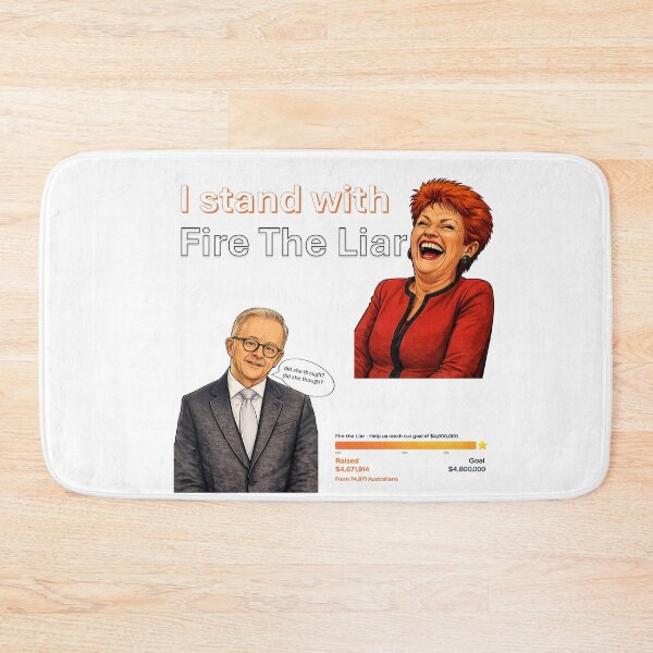Item preview, Pauline Hanson: Fire The Liar designed and sold by VisionLeeStudio.