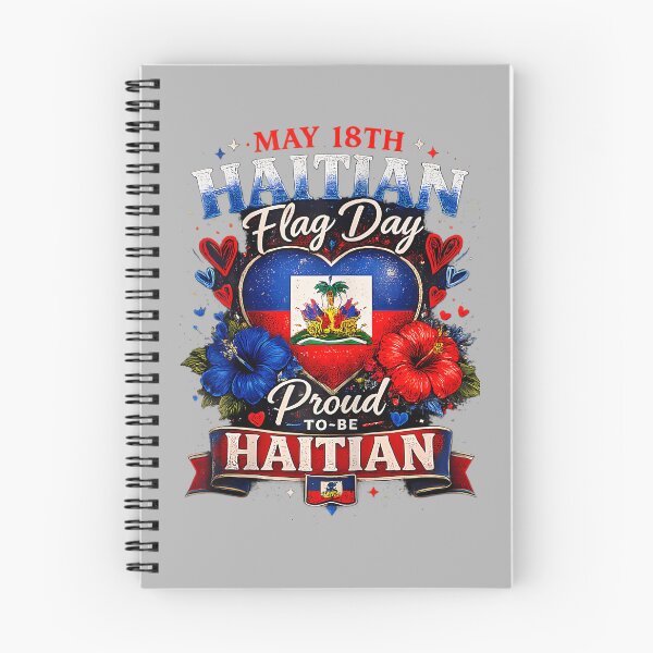 Item preview, Happy Haitian Flag Day Proud Haiti Flag designed and sold by KathieFaugh.