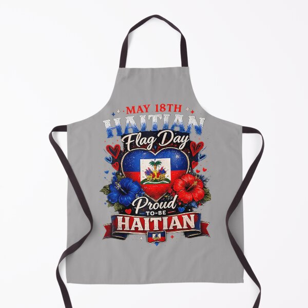 Item preview, Happy Haitian Flag Day Proud Haiti Flag designed and sold by KathieFaugh.