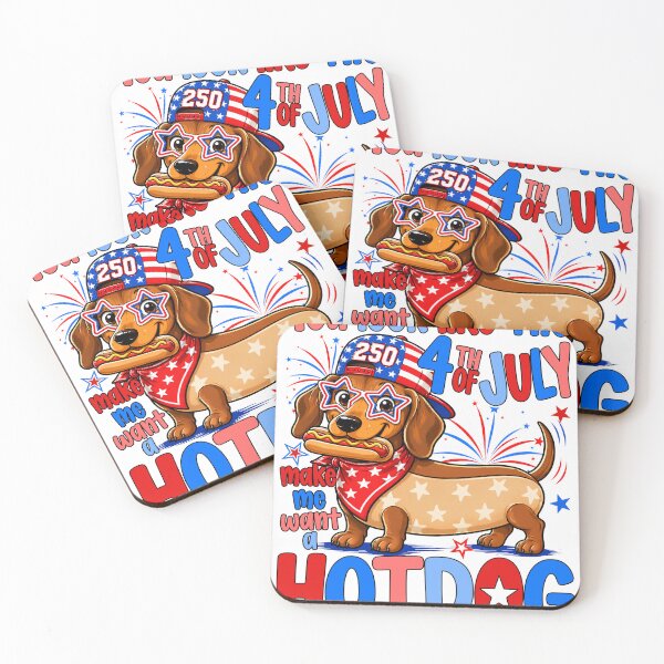 Item preview, You Look Like The 4th Of July Make Me Want A Hotdog Dachshund designed and sold by varin-studio.