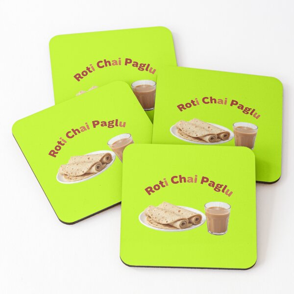 Item preview, Roti Chai Paglu Sticker designed and sold by krazzyremo.