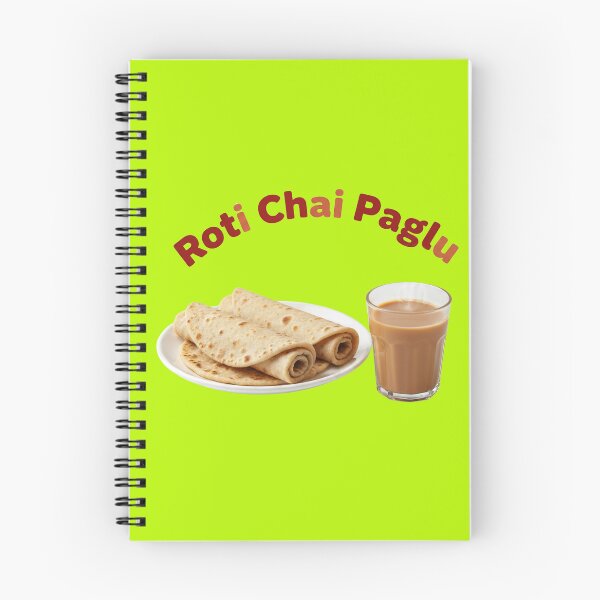 Item preview, Roti Chai Paglu Sticker designed and sold by krazzyremo.