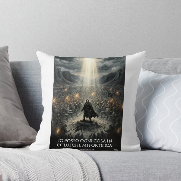 Item preview, Bible Verse Philippians 4:13: I can do all things (Italian text) designed and sold by NLRartStudio.