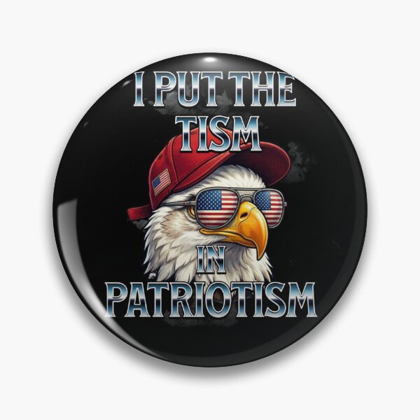 Item preview, I Put The Tism in Patriotism Athletic Eagle designed and sold by TheEndDesign.