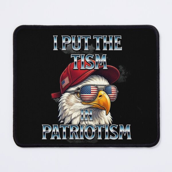 Item preview, I Put The Tism in Patriotism Athletic Eagle designed and sold by TheEndDesign.