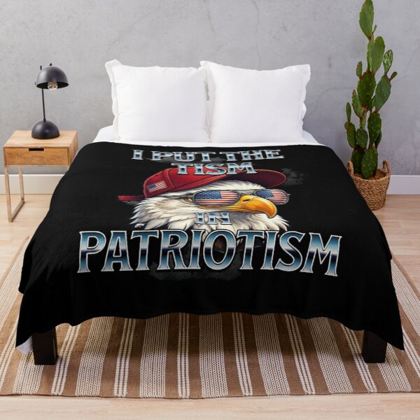 Item preview, I Put The Tism in Patriotism Athletic Eagle designed and sold by TheEndDesign.