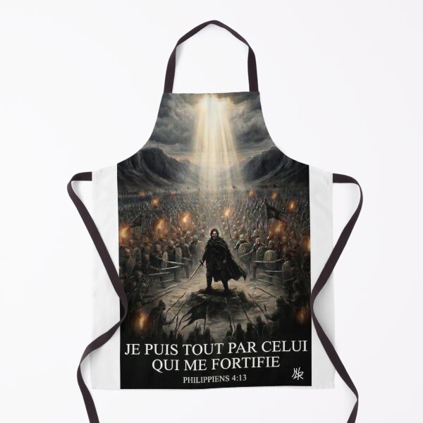 Item preview, Bible Verse Philippians 4:13: I can do all things (French text) designed and sold by NLRartStudio.