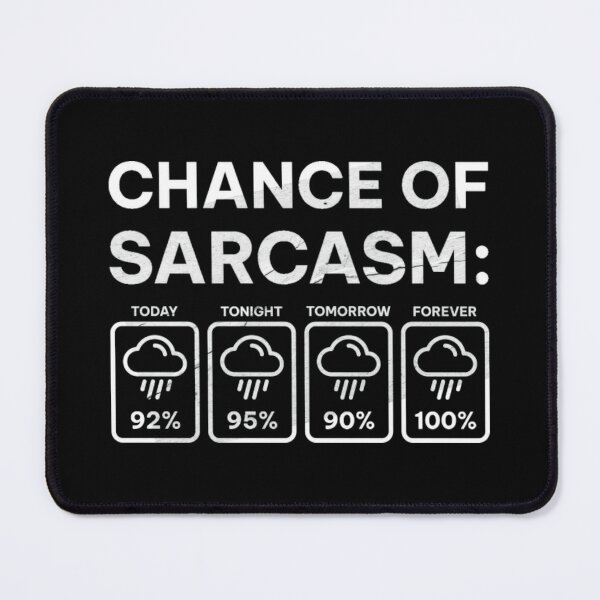 Item preview, Chance Of Sarcasm Funny Weather Forecast Humor Classic T-Shirt designed and sold by Thefreenefnaf.