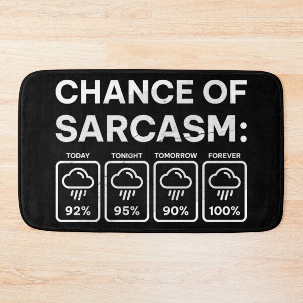 Item preview, Chance Of Sarcasm Funny Weather Forecast Humor Classic T-Shirt designed and sold by Thefreenefnaf.