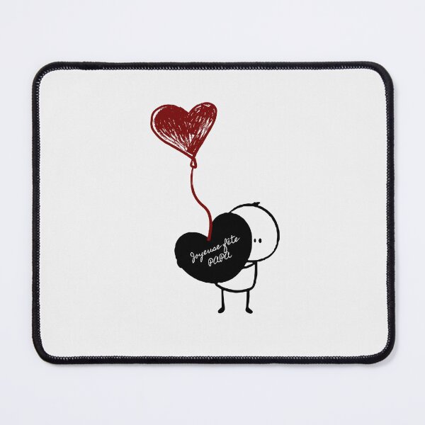 Item preview, Happy Father's Day – Black and White Photo, Red Heart designed and sold by Aliss20.