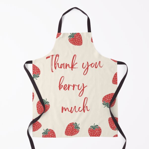 Item preview, Cream Thank You Berry Much designed and sold by BillieBroome.