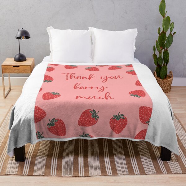 Item preview, Red Thank You Berry Much designed and sold by BillieBroome.