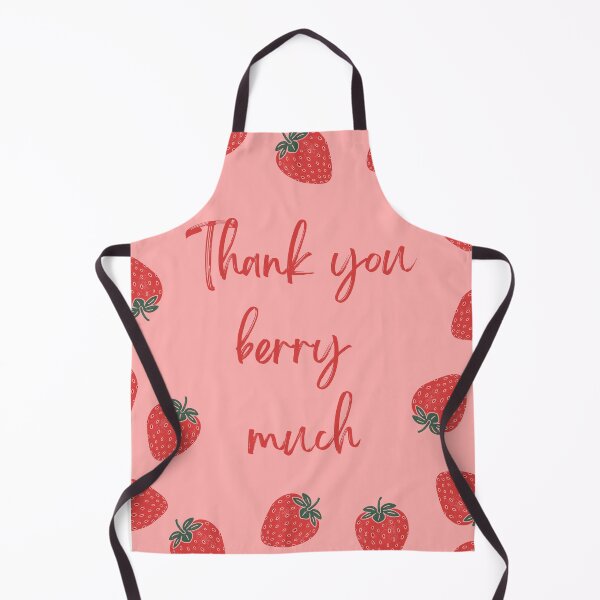 Item preview, Red Thank You Berry Much designed and sold by BillieBroome.