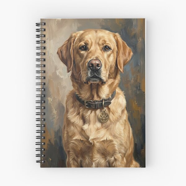 Item preview, Elegant Labrador Retriever Oil Painting Portrait – Modern Dog Artwork designed and sold by Pfotenfaden.