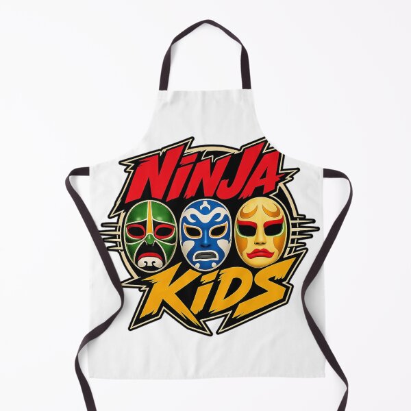Item preview, Ninja Kids Logo Action Masks Retro Style Two designed and sold by killem667.