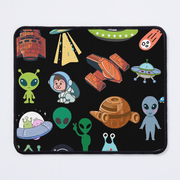 Item preview, Cute Kawaii Alien and Space Exploration Cartoon Sticker Pack designed and sold by pranshuvibes.