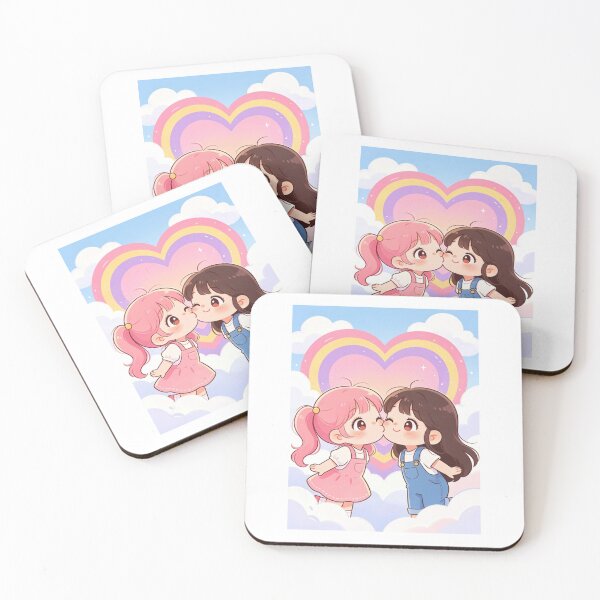 Item preview, Two girls sharing the love designed and sold by carlsmart1.