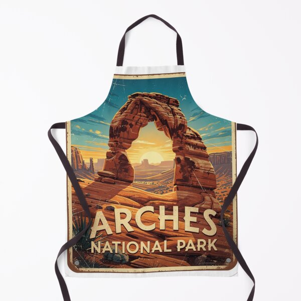 Item preview, Arches National Park Delicate Arch Illustration designed and sold by The Souvenir Dept..
